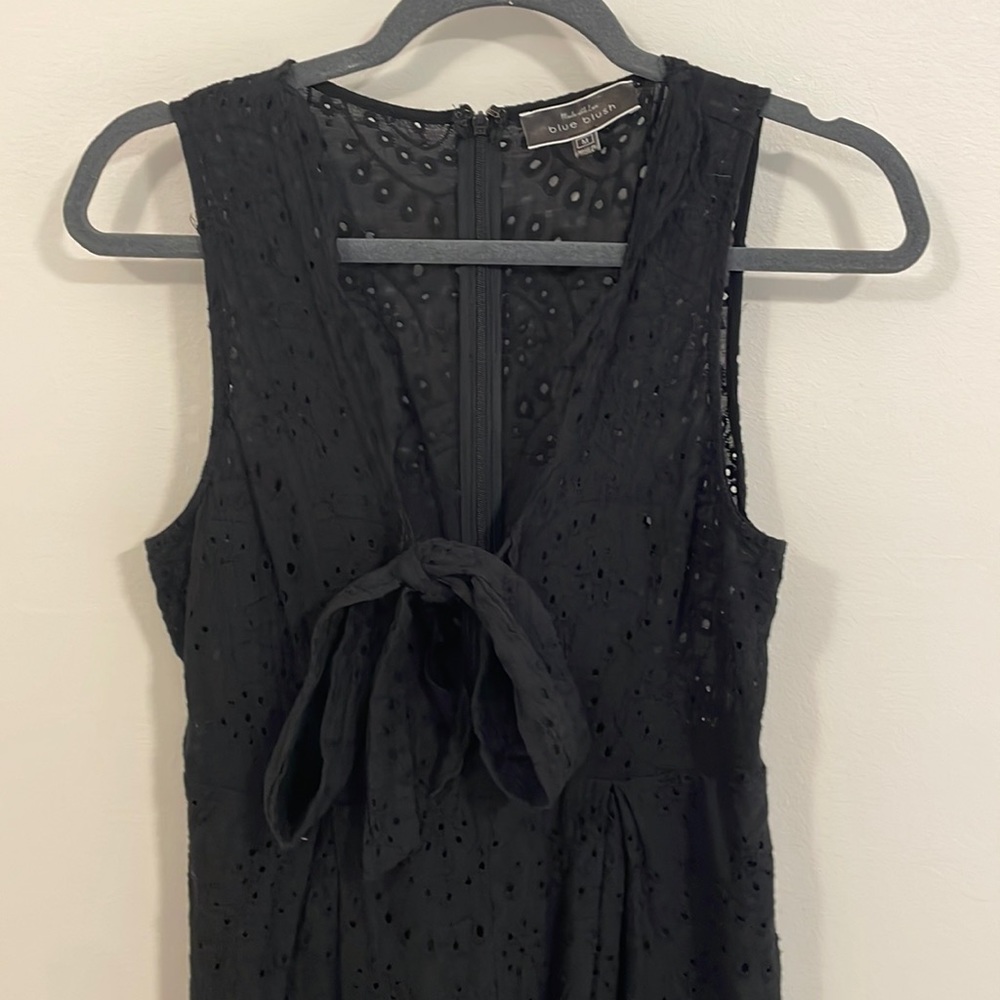 Blue Blush Black Jumpsuit size medium